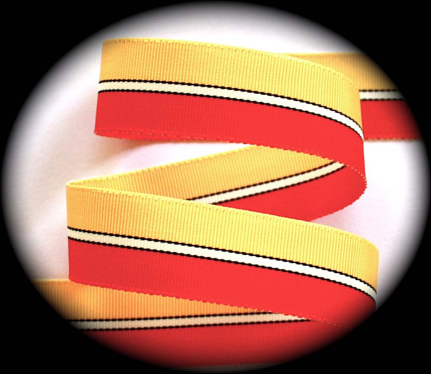 78ac043 7/8" Yellow/Orange/Black/White (5 yards)