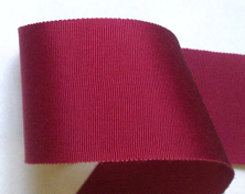 SOLID267 2" MAROON RAYON/COTTON (1 3/8 Y)- 1 LEFT