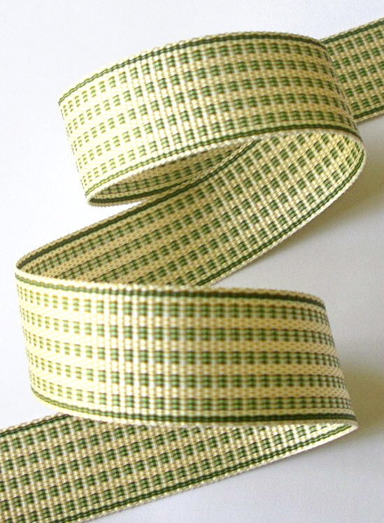 1AC2974  1" CREME/SAGE ACETATE (3 YARDS)