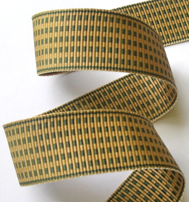 1AC2998  1" DEEP SAGE/KHAKI ACETATE (3 YARDS)