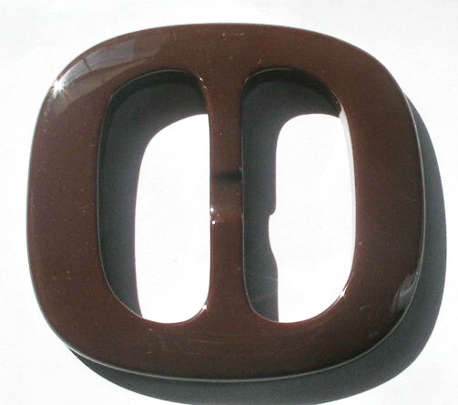 SQR3100a (10)  1 1/2" (id) x 2 1/4" x 2 1/4" Square Chocolate Br