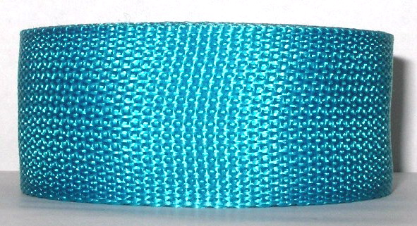 PPW4 1 1/2" (3 YDS) TURQUOISE  POLYPRO WEBBING (3 YDS)