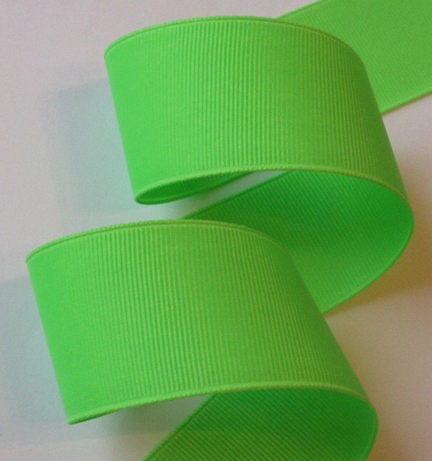 SOLID NEON GREEN - 1 1/2" (5 YDS) CLOSEOUT!