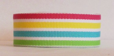 ggs324b Yellow/Teal/Lime/Hot Pink/White (5yds) 7/8"