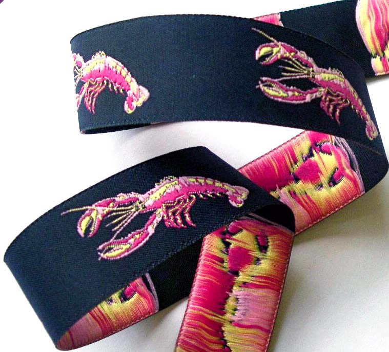 LOBSTER30  1" (3 YDS) NAVY/HOT PINK/PINK/YELLOW  LOBSTER