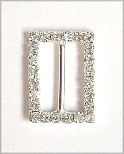 RB171 - 5/8"(ID) X 7/8" H RECTANGLE RHINESTONE BUCKLE