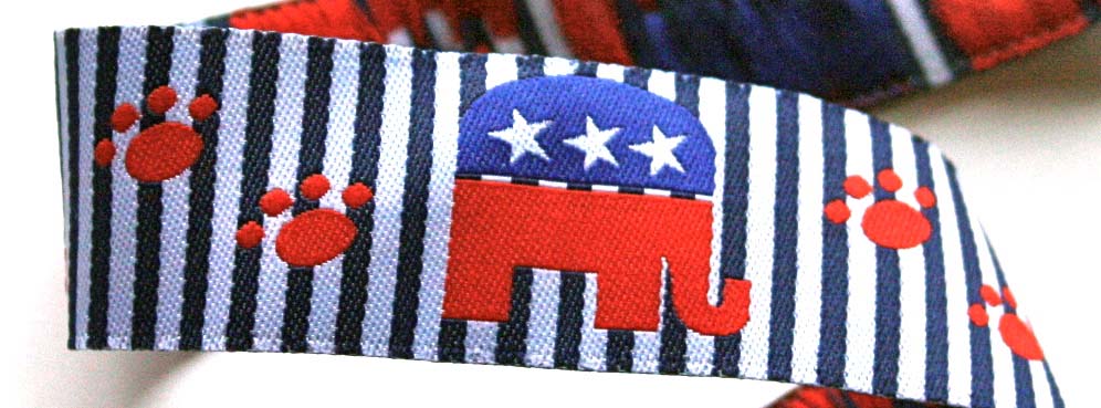 DOG /PAWS1 1" (3 YDS) I'M A PROUD REPUBLICAN (ELEPHANT)