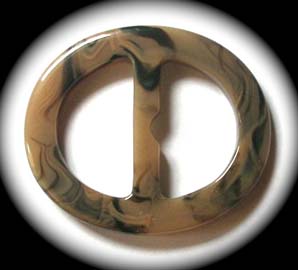 BUCKLE37 -1 1/2" (ID) X 3"H  X 2 1/4" X 2 3/4" W TANS/BROWNS