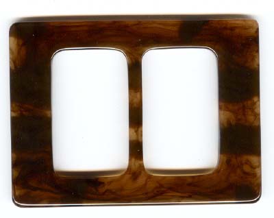 Buckle2056  1 1/2" (ID) X 3 1/4" W X 2 3/8" H Tortoise Acrylic B