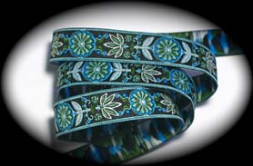 MP52XS3  5/8" (3 yds) Mixed Pinwheel Black, Blue, White