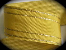 200ac2294 2" (3 yds) Muted Yellow/Gold Edge Acetate