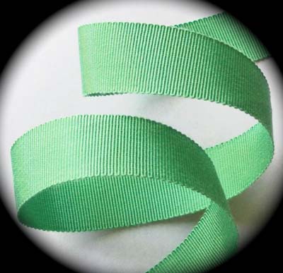 SOLID6179 15/16" PISTACHIO RAYON/COT (3 YDS) GROSGRAIN