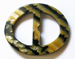 BUCKLE52a (10) -1 1/2" (ID) X 3"H  X 2 1/4" X 2 3/4" W TIGER ST